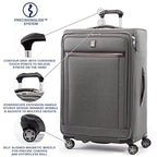 Platinum Elite Checked Luggage Spinner (Checked-Large 29-Inch / Vintage Grey)