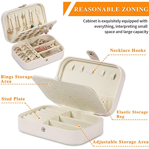 Travel Jewelry Box (white)