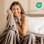 Fleece Blanket Luxury Microplush (Twin/Twin XL / 23 - Taupe)