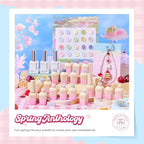 Beetles Pastel Gel Polish Set (A - Pink Yellow Blue | Spring Anthology)