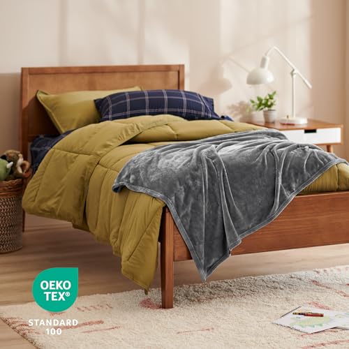 Fleece Blanket Luxury Microplush (Kid / 02 - Grey)