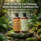 MD Maximum Defense Biotin Shampoo & Conditioner Set (16 Fl Oz (Pack of 2))