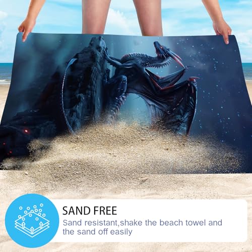 Microfiber Dragons Beach Towel (Dragons)