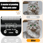 Dog Grooming Clipper Blades Replacement Compatible with Andis Dog Clipper (Black(3FC+4FC+5FC+7FC) / Black)