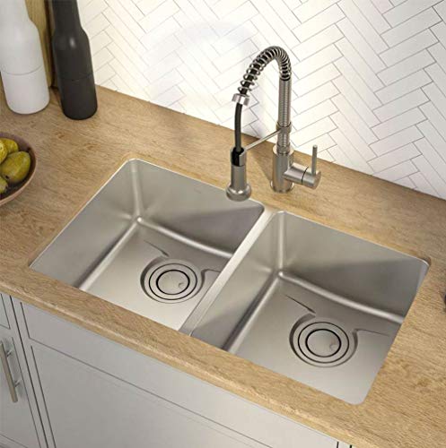 Dex 33 Inch Undermount 50 (33 Inch / DrainAssure Double Bowl)