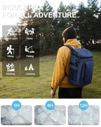 Cooler Backpack Insulated Leak Proof for Women Men Soft Cooler Bag (36 Cans / Blue)