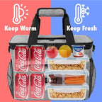 Soft Cooler Bag (Heather Gray / 30 Cans)