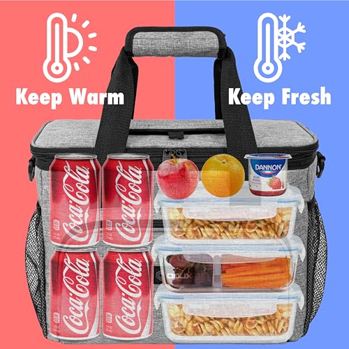 Soft Cooler Bag (Heather Gray / 30 Cans)
