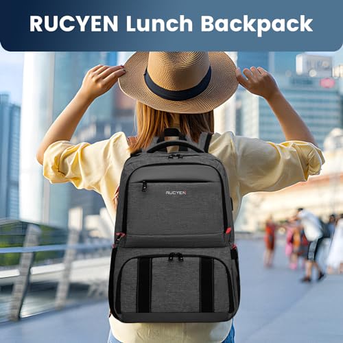 Lunch Backpack (Black / 17.3 inch)