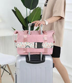 Luggage Straps for Suitcases Travel Belt Accessories (Cute Boho Rainbows)