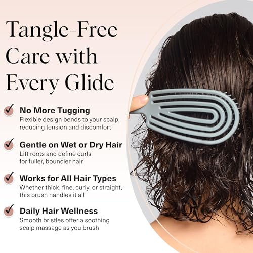Flexi Flow Detangler Brush (Haze Blue / 1 pc)