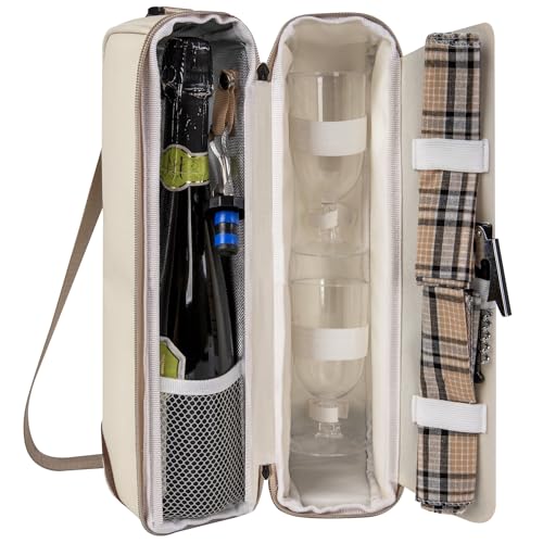 ALLCAMP Wine Bag (1 Bottle / Cream-Colored)