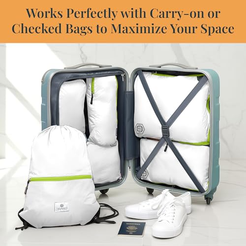 Extra Large Compression Packing Cubes 6 (White)