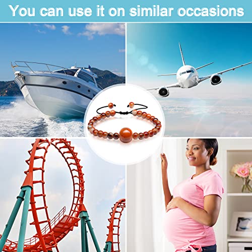 6 Pcs Motion Sickness Bracelets Cruise Essentials (Cute Colors)