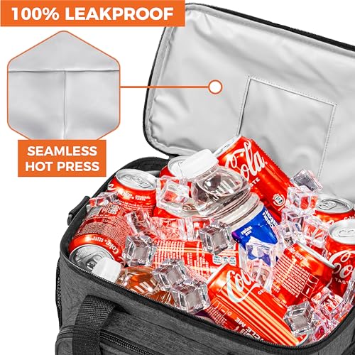 Soft Cooler Bag (Charcoal / 24 Cans)