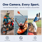 Brave 4 Pro Action Camera with Selfie Stick Tripod Carry Bag Bundle