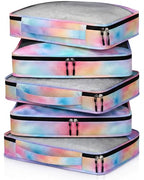 Packing Cubes for Suitcase Large Organizer Bags (Watercolor / Medium)