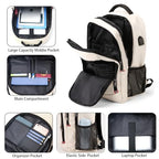 Laptop Backpack for Men (Large / Beige)