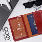 Passport Holder for Travel Women Men (A-Red / Classic(slim))