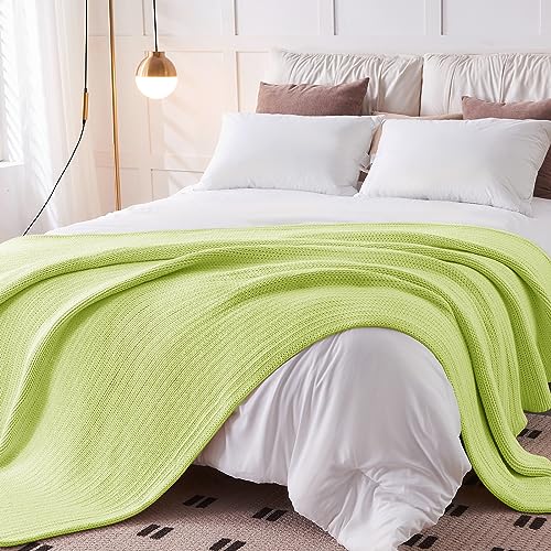 Knitted Weighted Blanket (35-mint Green / 60" x 80" | 15lbs)