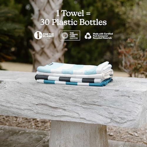 Original Towel (Cabana Stripe Black)