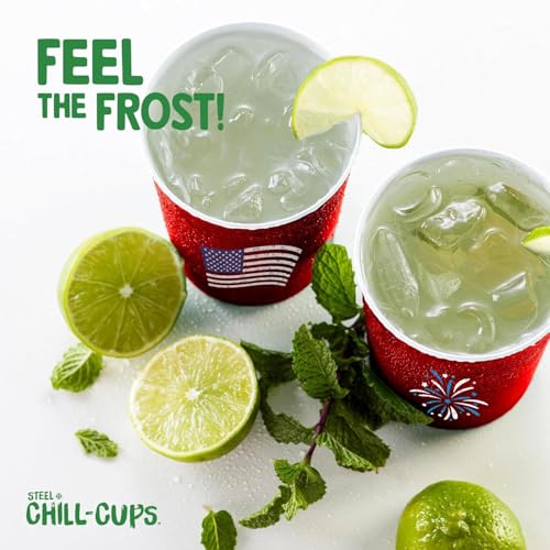 16 oz. Reusable Party Cups (Patriotic Red / 12 Count)