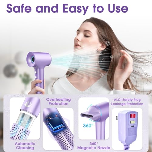 110000 RPM Brushless High Speed Plasma Hair Dryer for Home Travel