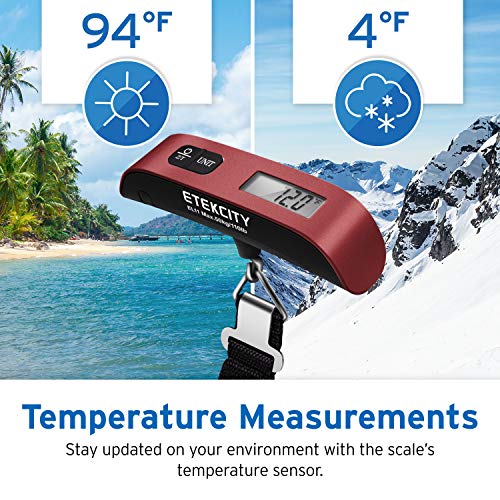 Luggage Scale (Claret Red)