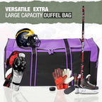 Heavy Duty Multi Pocket Large Sports Gym Equipment 3 (36IN / XL 36" Purple)