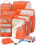 Packing Cubes for Travel (17 Orange)
