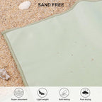 Microfiber Towel Quick Dry Camping & Travel & Gym Towel. Compact (Bean Green / 32.00" x 16.00")