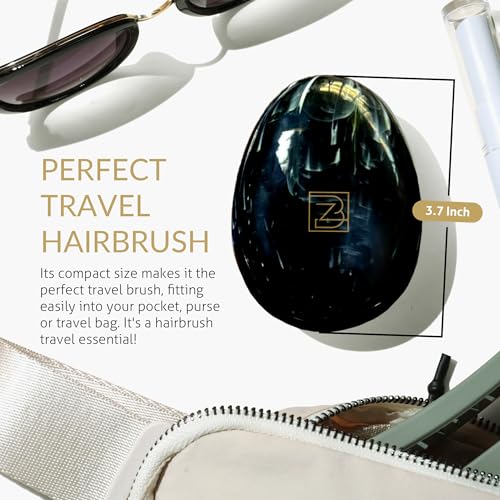 Travel Hairbrush (Onyx)