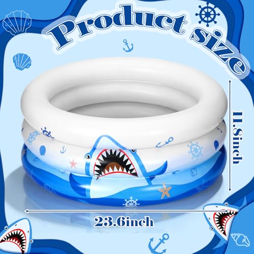 Inflatable Shark Cooler (Dark Blue / Shark)