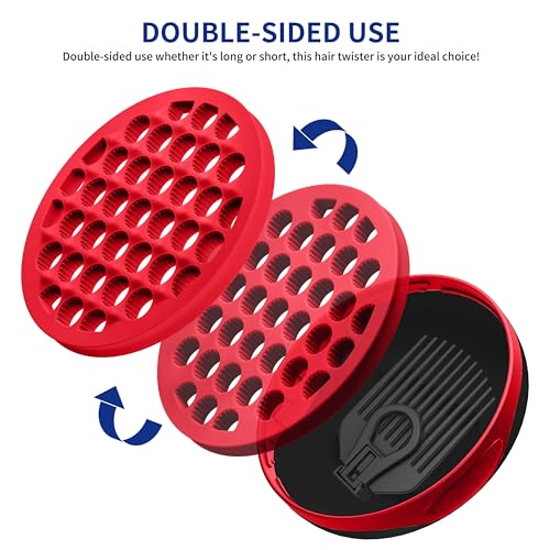 Silicone Curl Brush (Red)