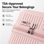 Luggage Sets 3 Piece (Pink / 3 Piece Sets (21/Db/Tb))