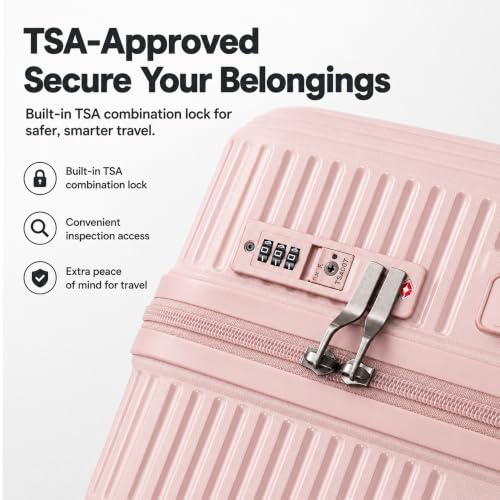 Luggage Sets 3 Piece (Pink / 3 Piece Sets (21/Db/Tb))