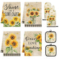 Sunflower Kitchen Decor Set (Yellow Sunflower)