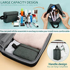 Travel Toiletry Bag for Women and Men (Gray)