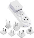 Ceptics Travel Power Strip W/ Adapter Plug Set by Ceptics