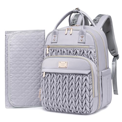 Diaper Bag Backpack (Gray)
