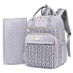 Diaper Bag Backpack (Gray)