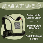 Autism Safety Harness with leash for Kids 2 (Green)