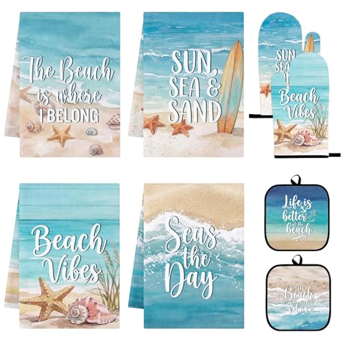 Beach Coastal Kitchen Decor Set (Beach Coastal)