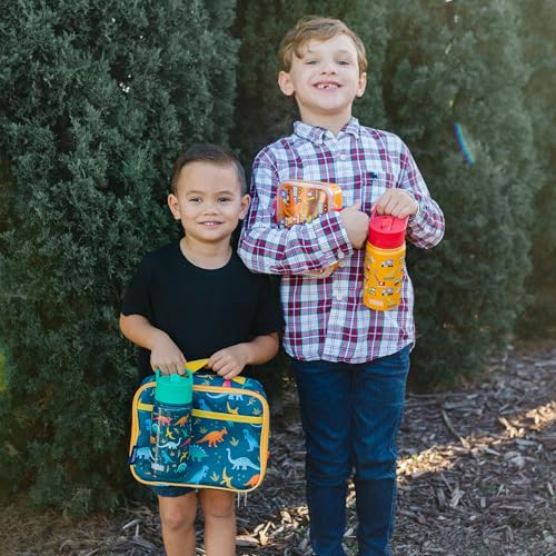 Kids Insulated Lunch Box (9.75 x 7 x 3.25 inches / Jurassic Dinosaurs)