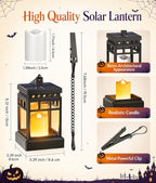 Halloween Decorations Solar Lanterns (2 Pack)