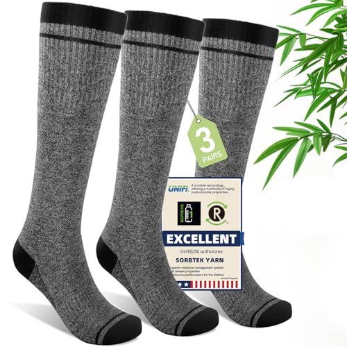 Mens Compression Socks for Men Women (XX-Large / I5-3pairs (Light Gray))