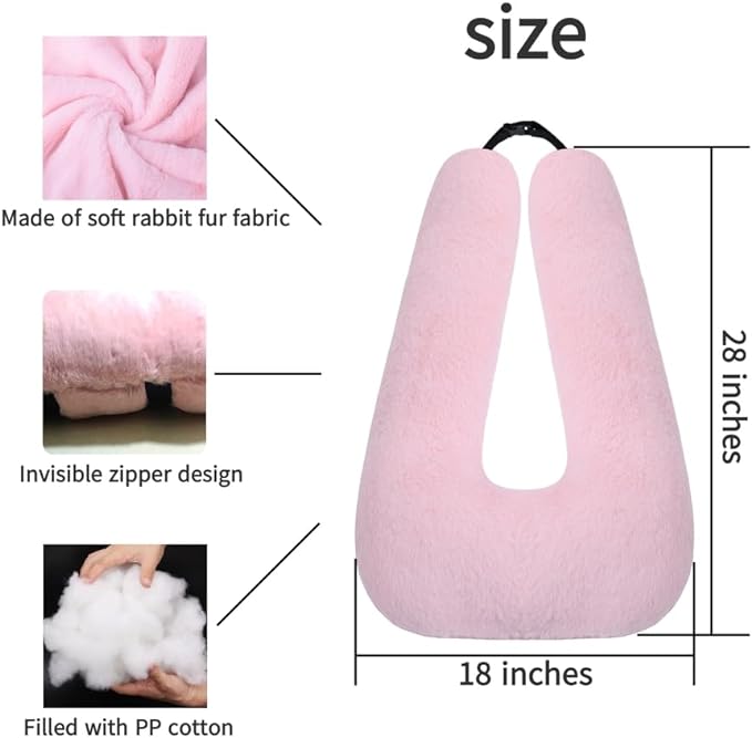 Travel Pillow Cushion for The Back Seat of Car Car Pillow for Kids A Sleeping - Image 3