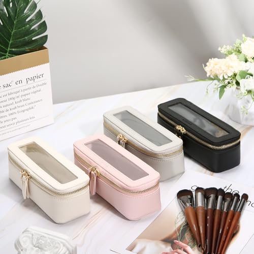 Clear Makeup Brush Bag (Grey / Slim Elegance)