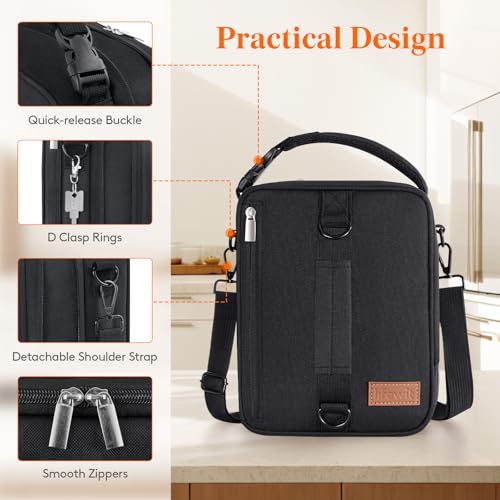 Insulated Lunch Box for Men (Black / 8.2L)