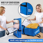 2 Pack Blue Moving Bags W (blue / 2 Large+)